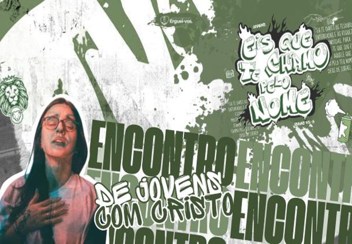Jovens reunidos no Encontro Ergueivos